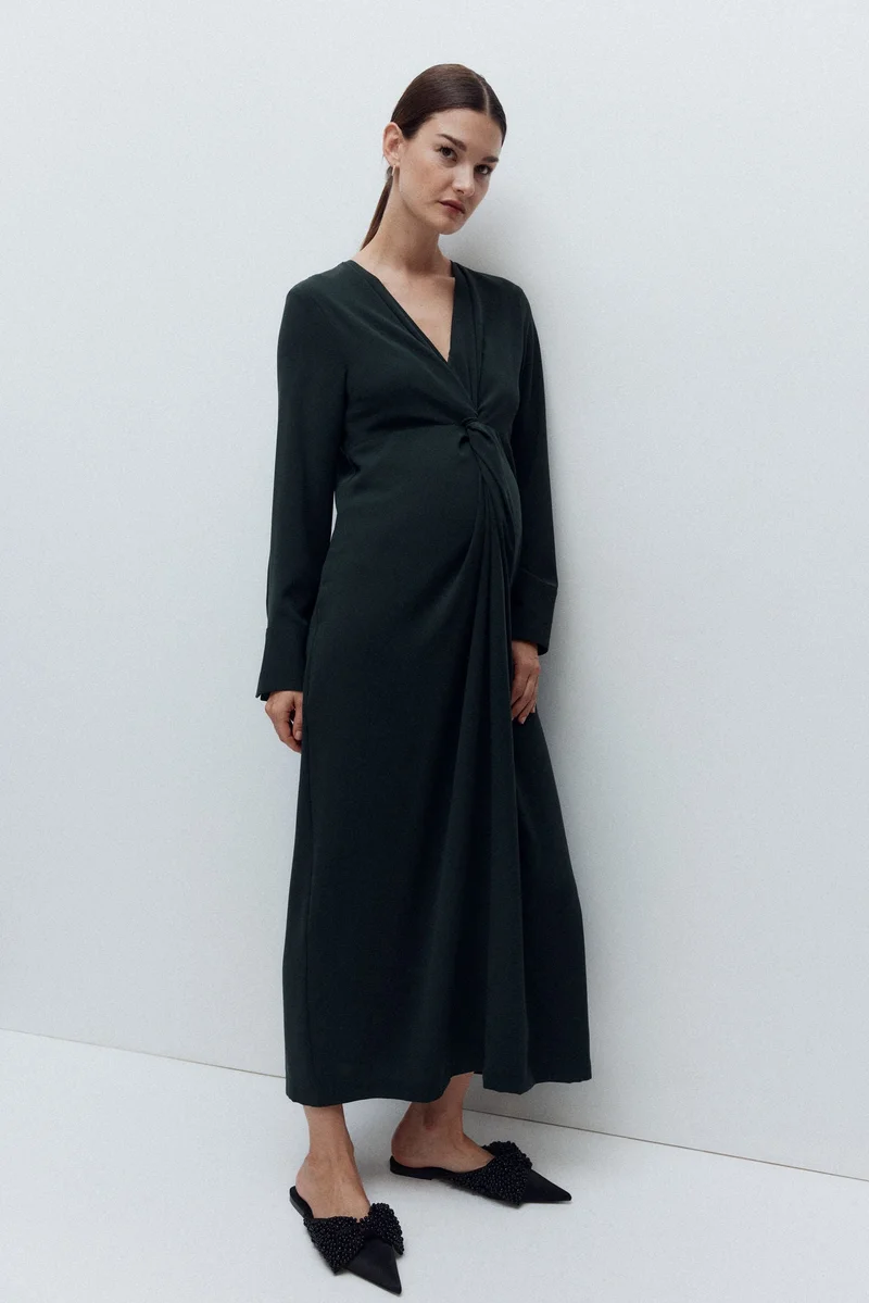 H&M MAMA Draped dress